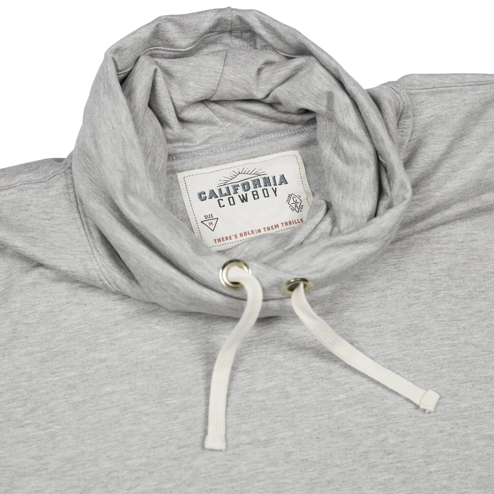 Women's Wagyu Fleece Cowl Neck - Heather Grey