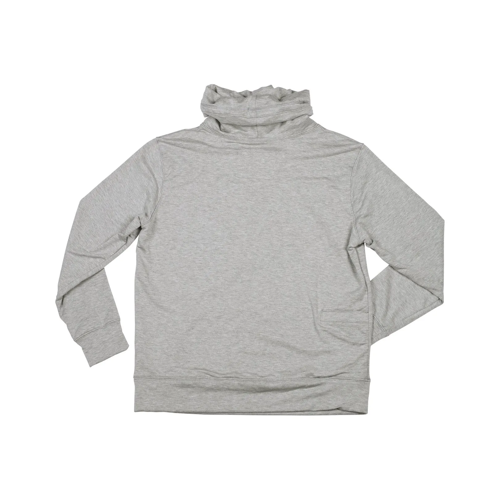 Women's Wagyu Fleece Cowl Neck - Heather Grey