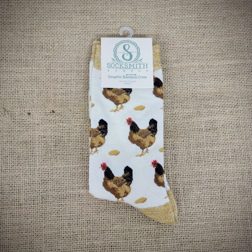Women's Which Came First? Bamboo Socks